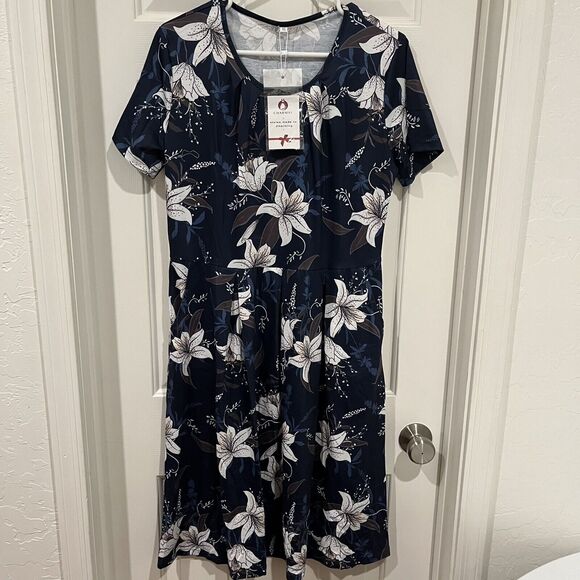 CHARMYI Dress XL for Women Casual Floral Party Swing A-Line Stretch Flowy - Picture 2 of 11